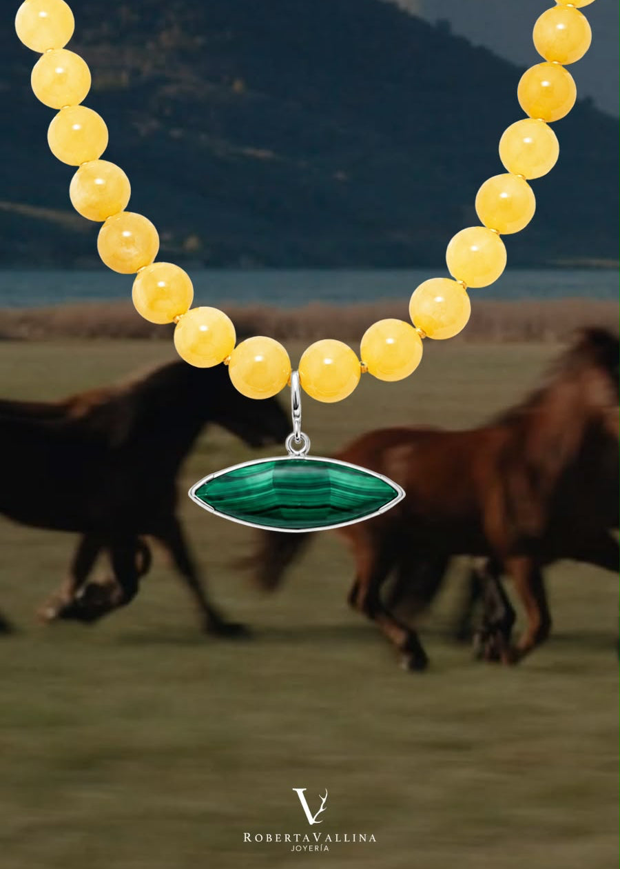 Charms Piedras Plata