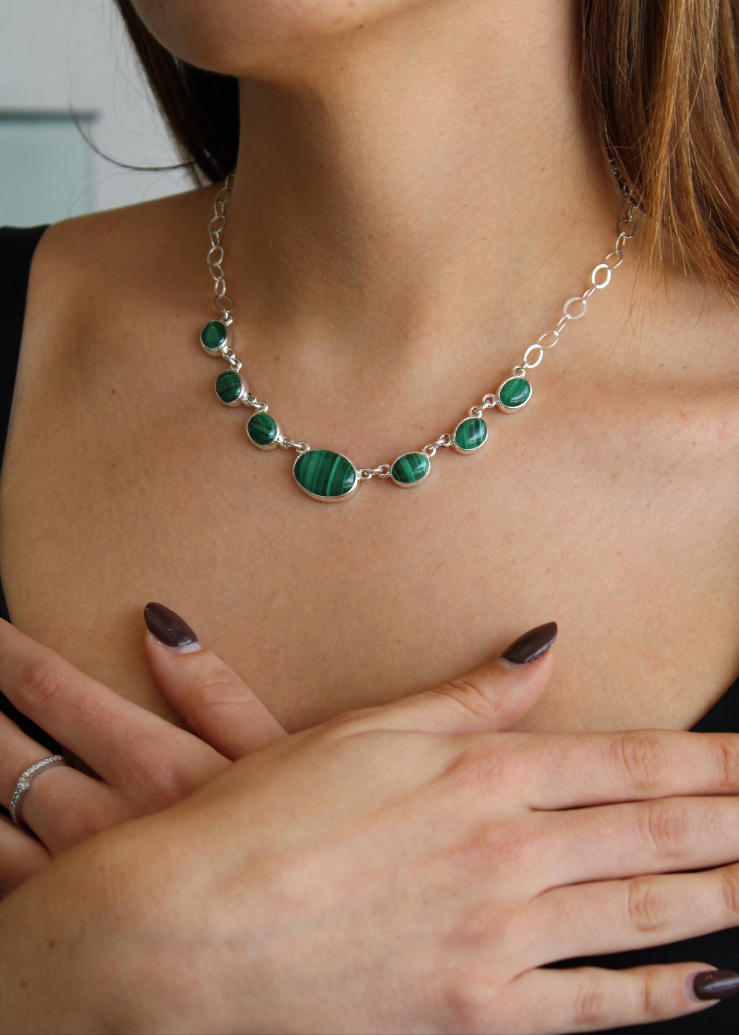 Choker Malaquita