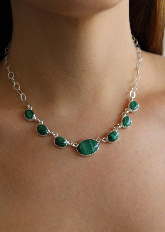 Choker Malaquita