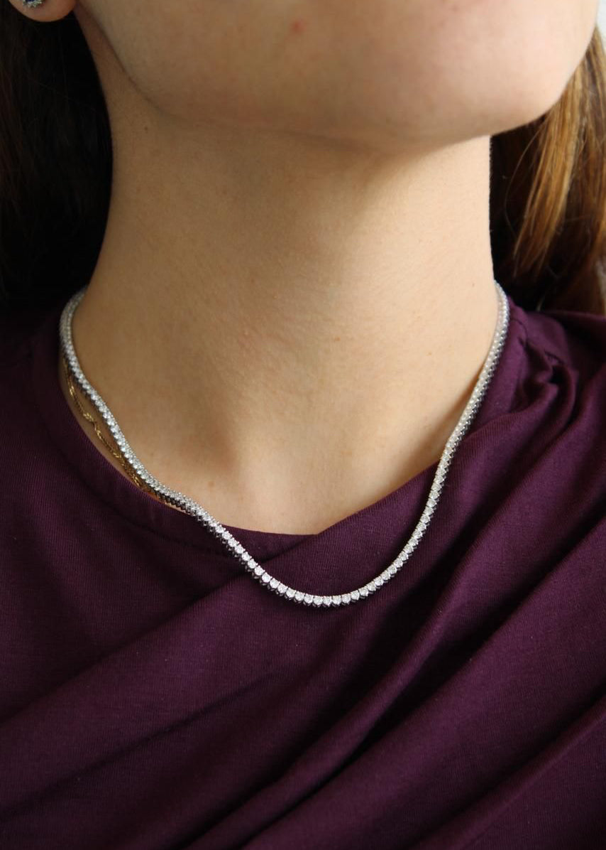 Tennis Necklace Diamonds