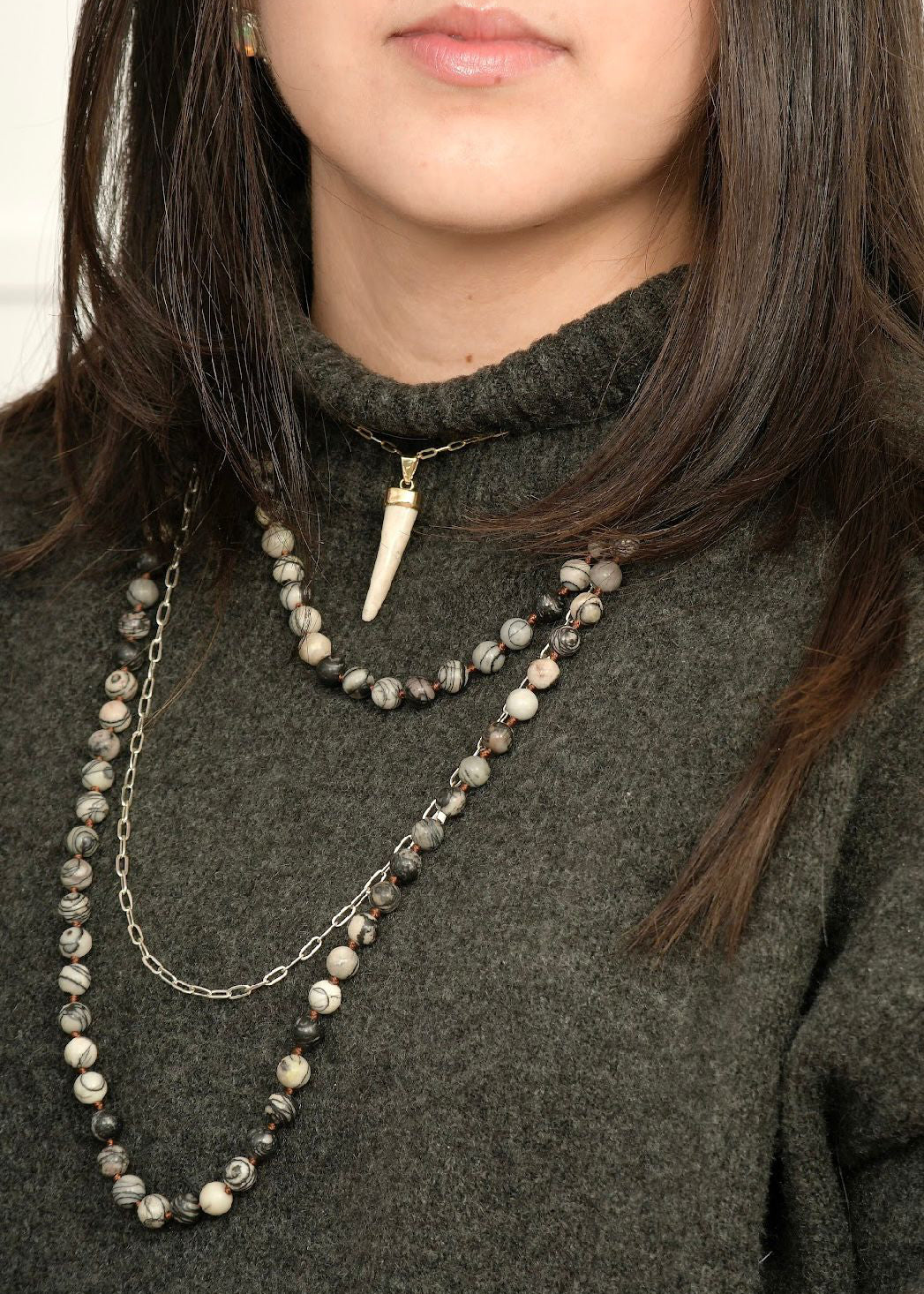 Collar Beaded Piedra