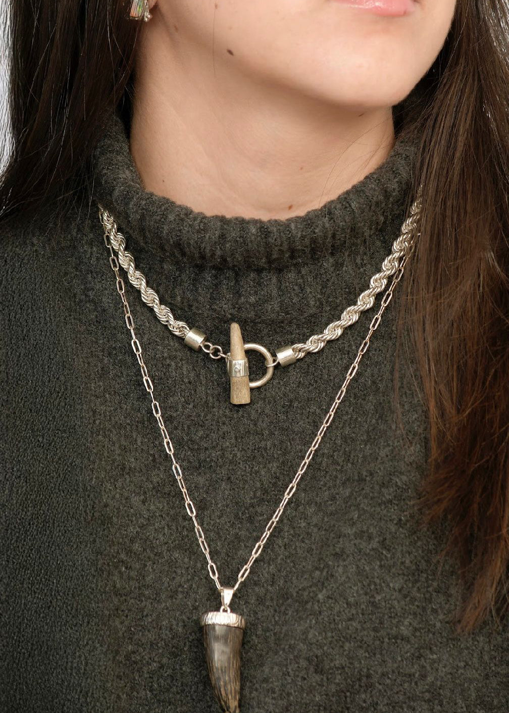 Cadena Torzal Con Broche