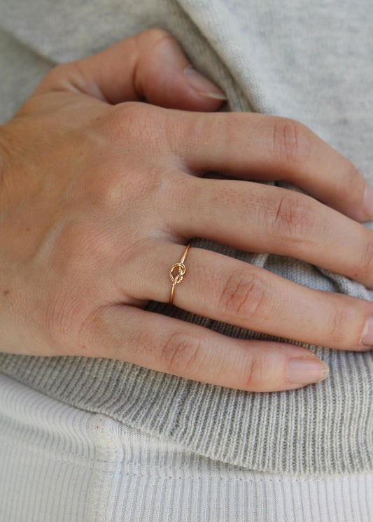 Anillo Nudo Goldfilled