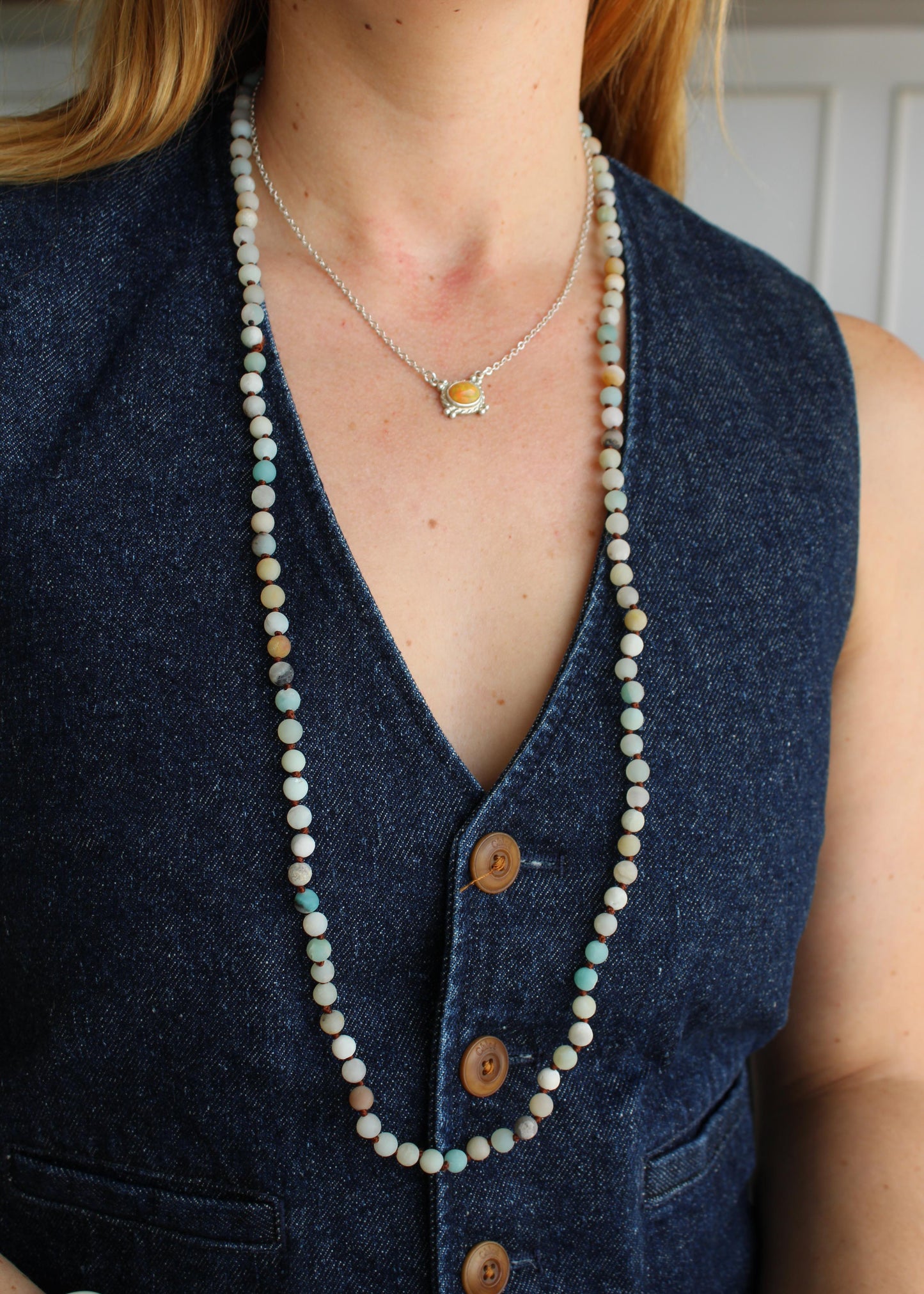 Collar Beaded Piedra