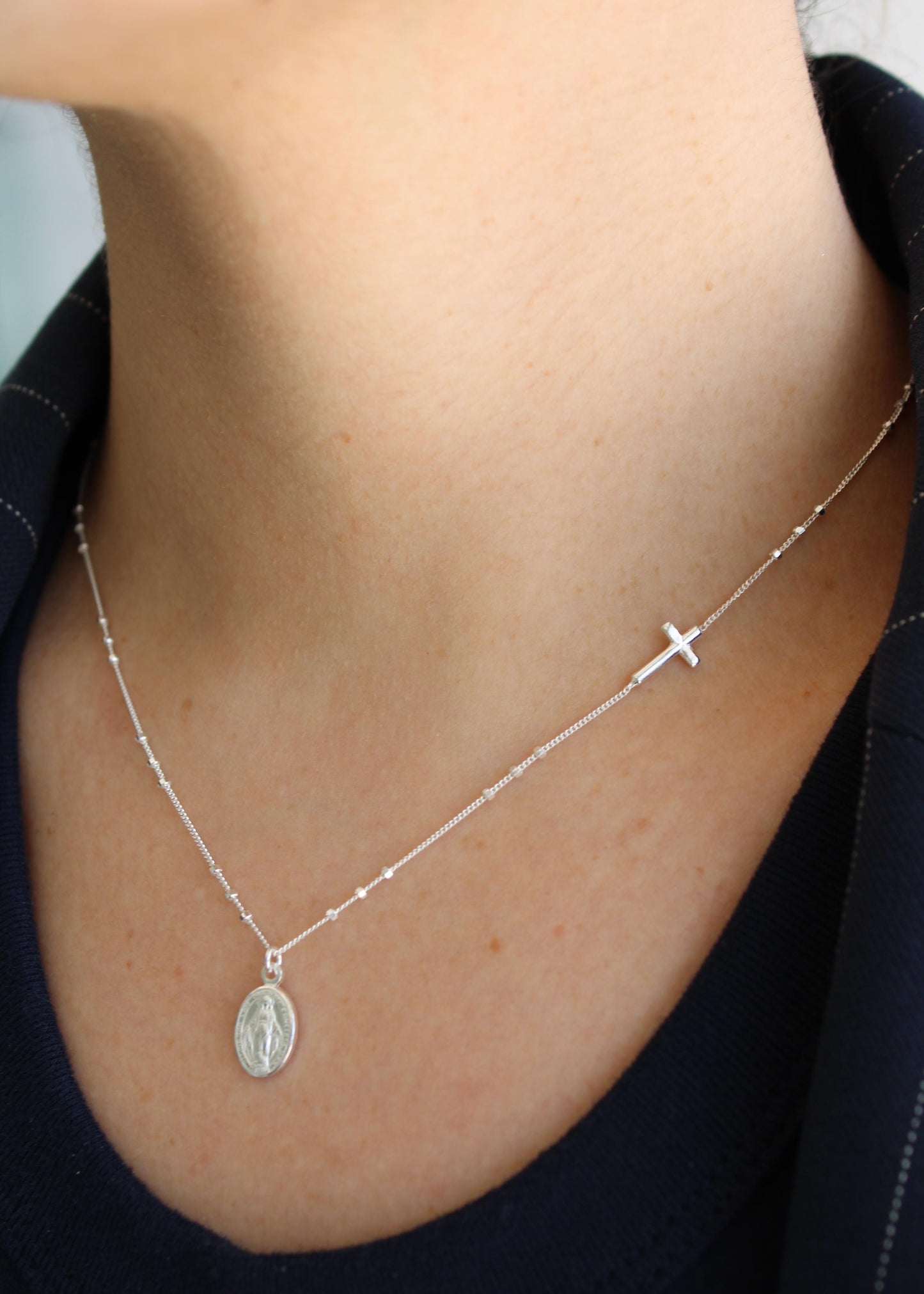 Cadena Religiosa Plata