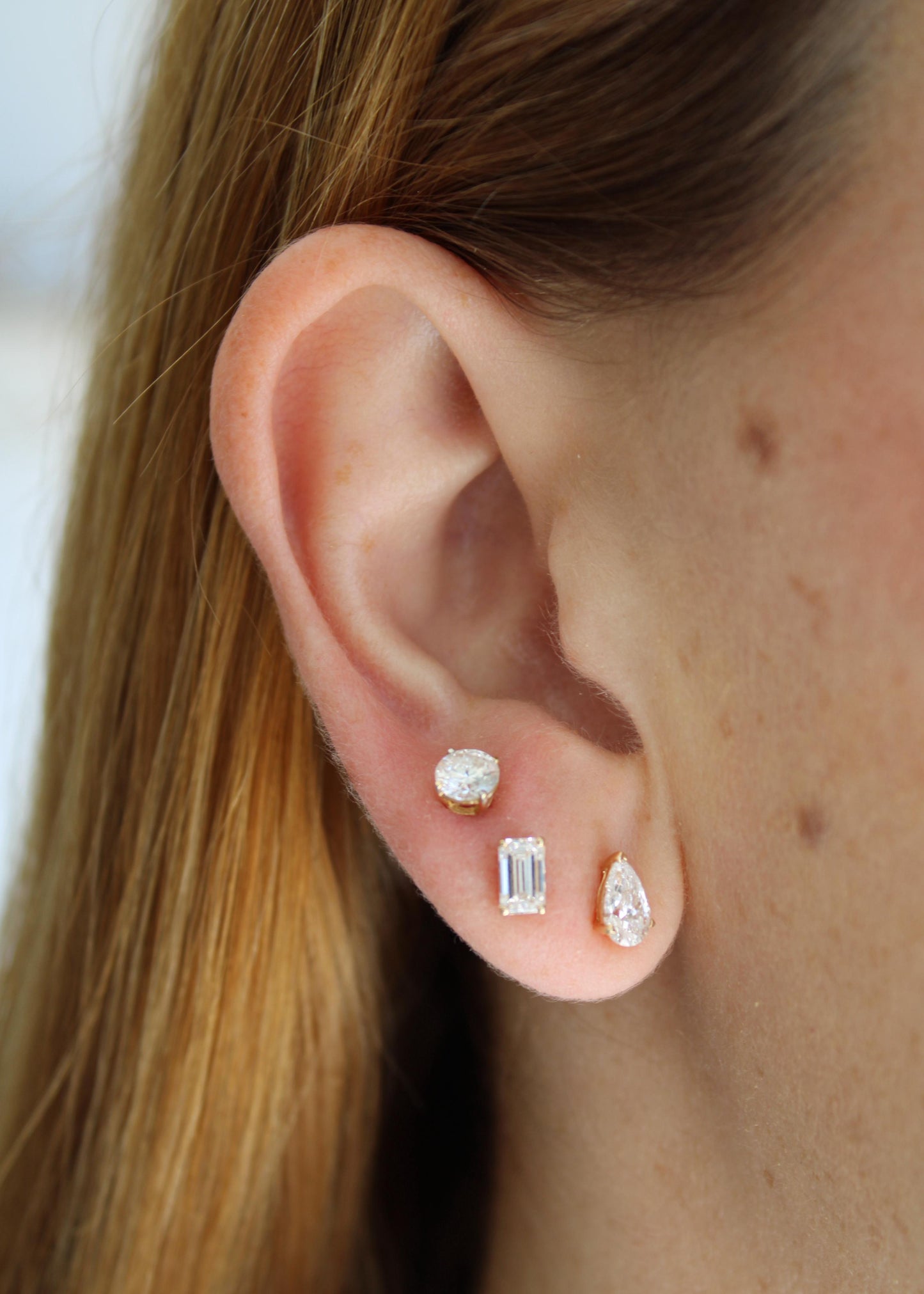 Broqueles Diamante de Laboratorio