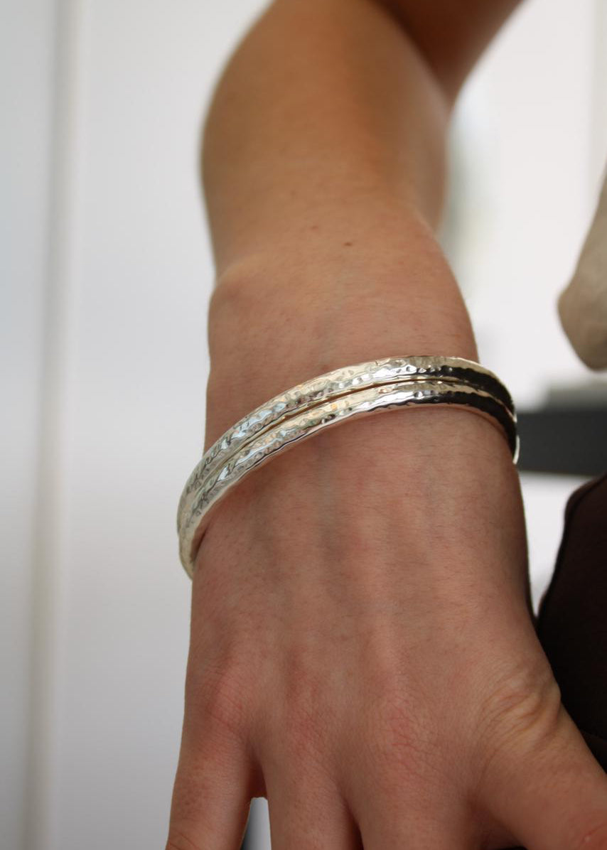 Silver Bangles
