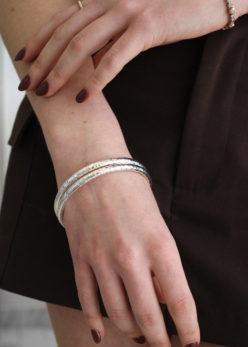 Silver Bangles