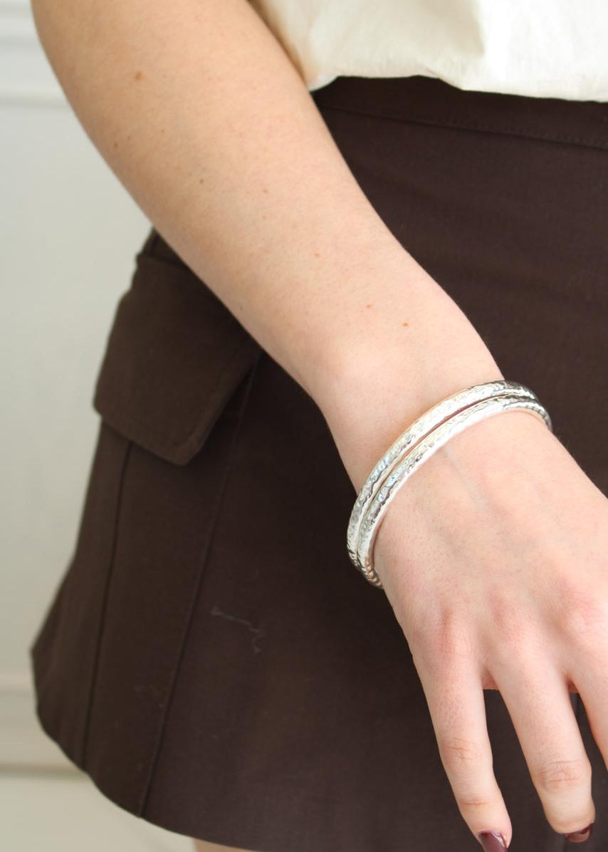 Silver Bangles