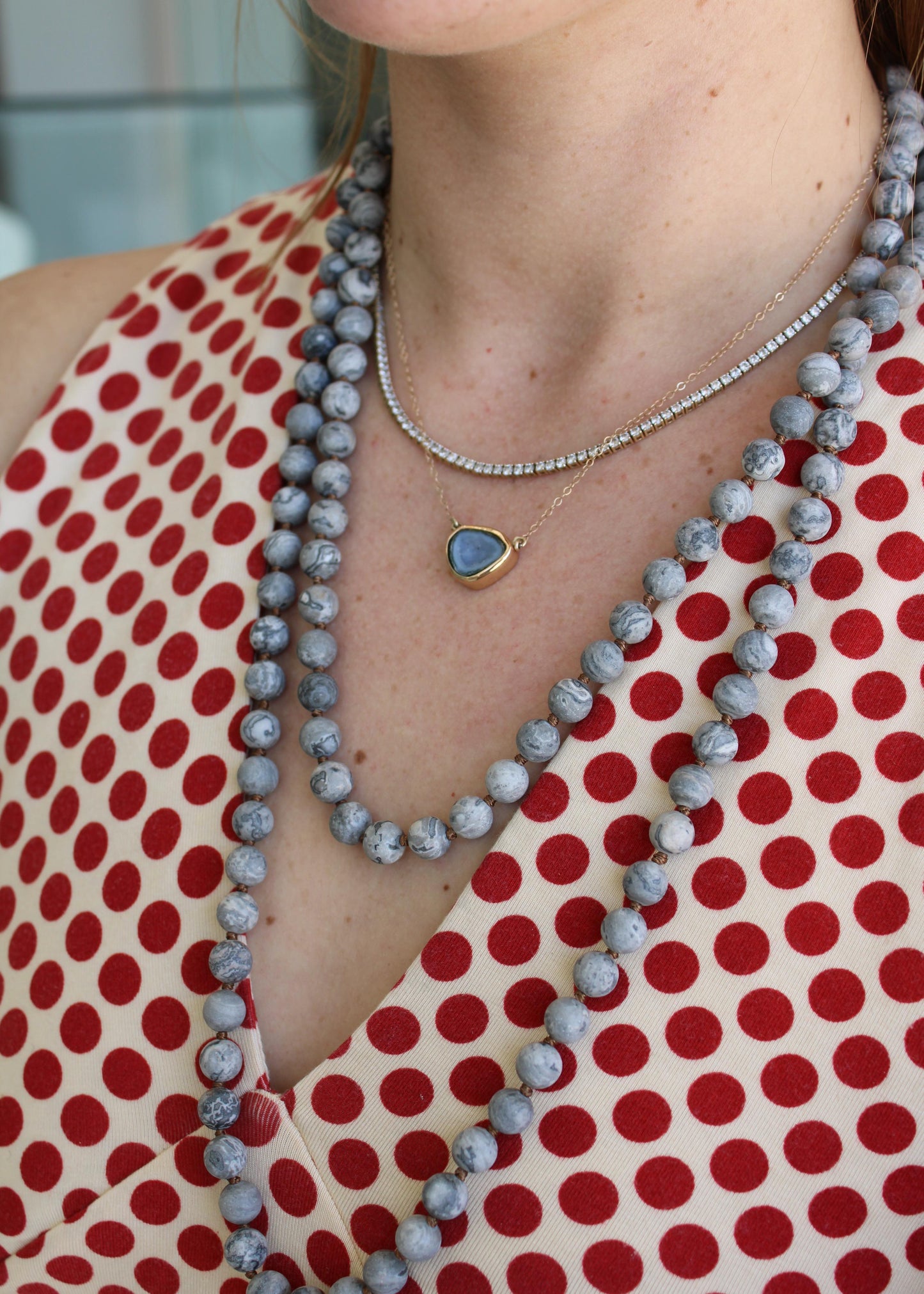 Collar Beaded Piedra