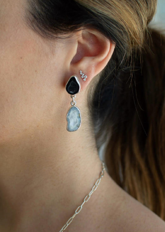 Aretes Broquel Geodas