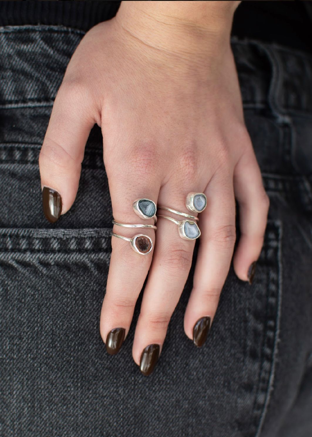Anillo Espiral Plata