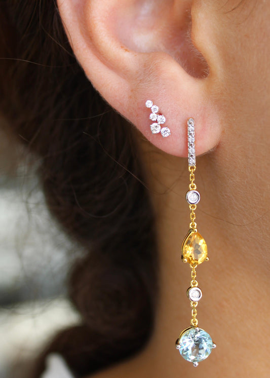 Multishape Rainbow Earrings