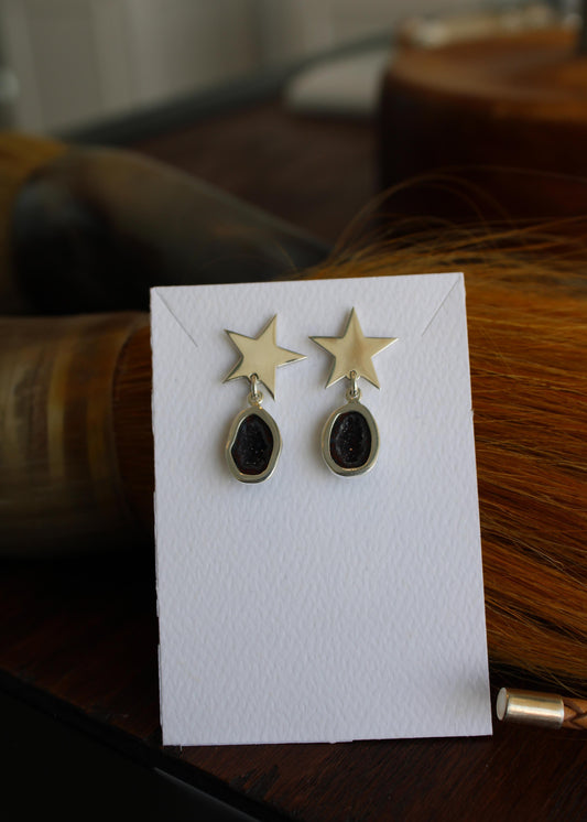 Aretes Colgantes Geoda c/Estrella