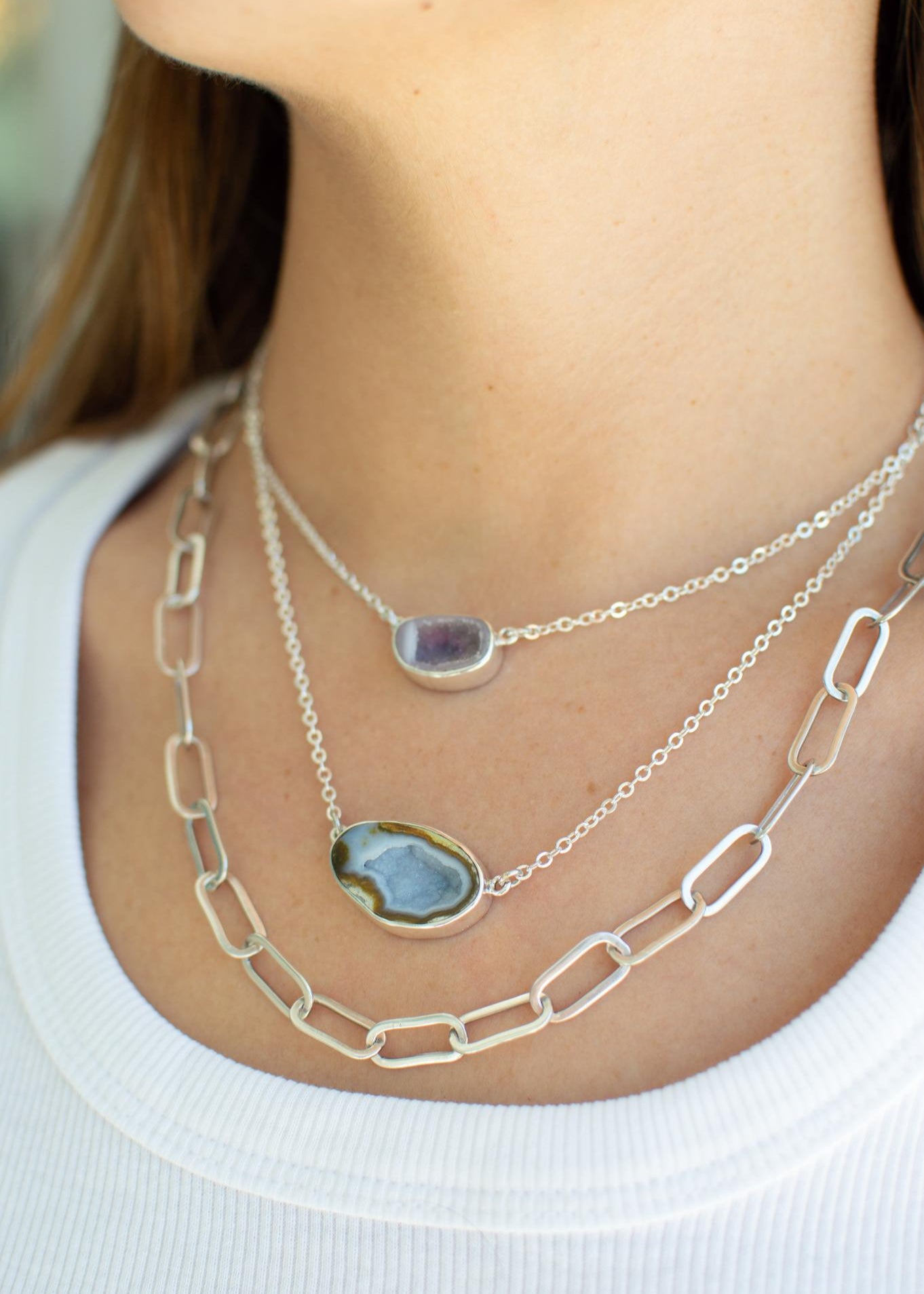 Collar Geoda Horizontal