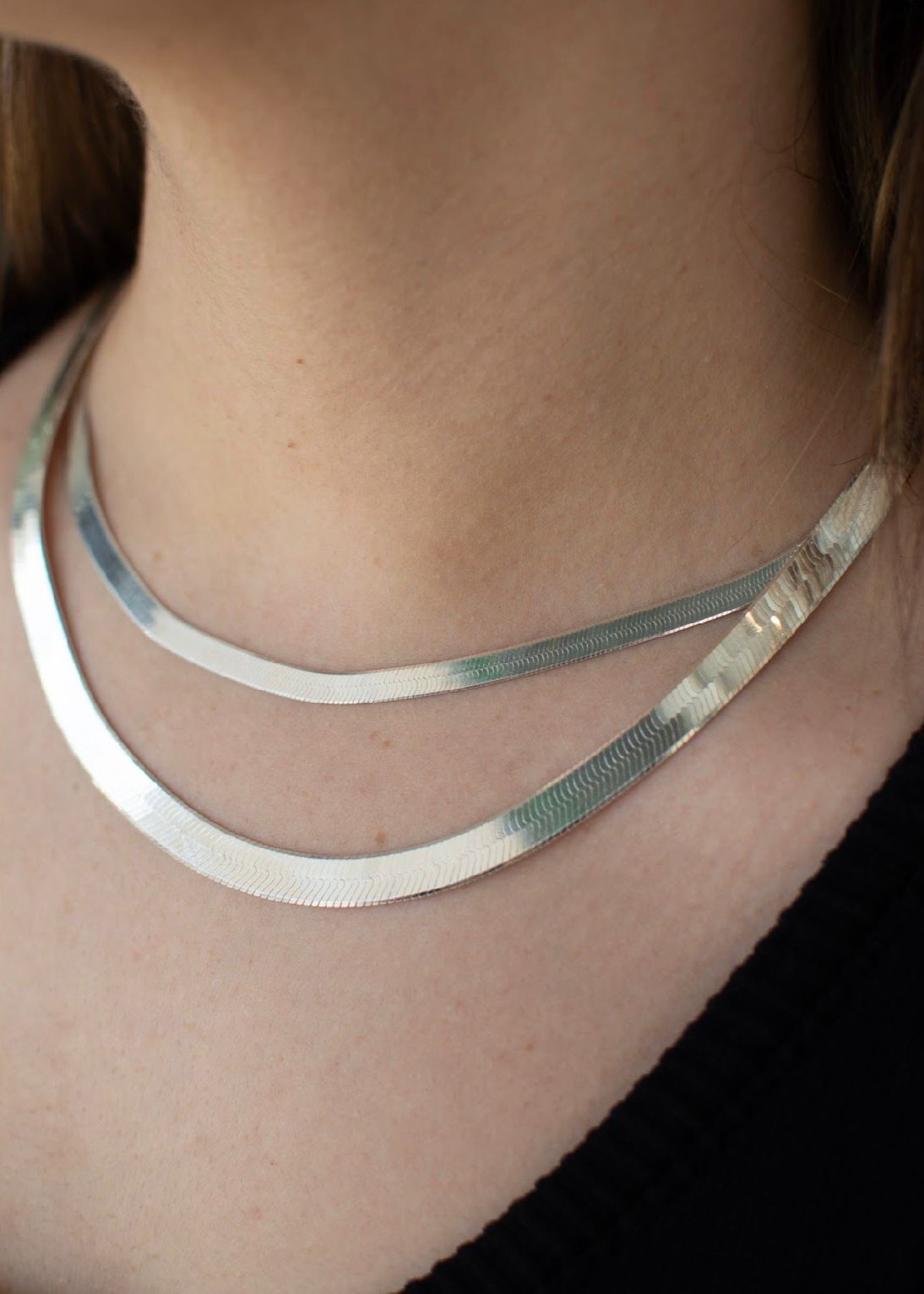Cadena Planchada Plata