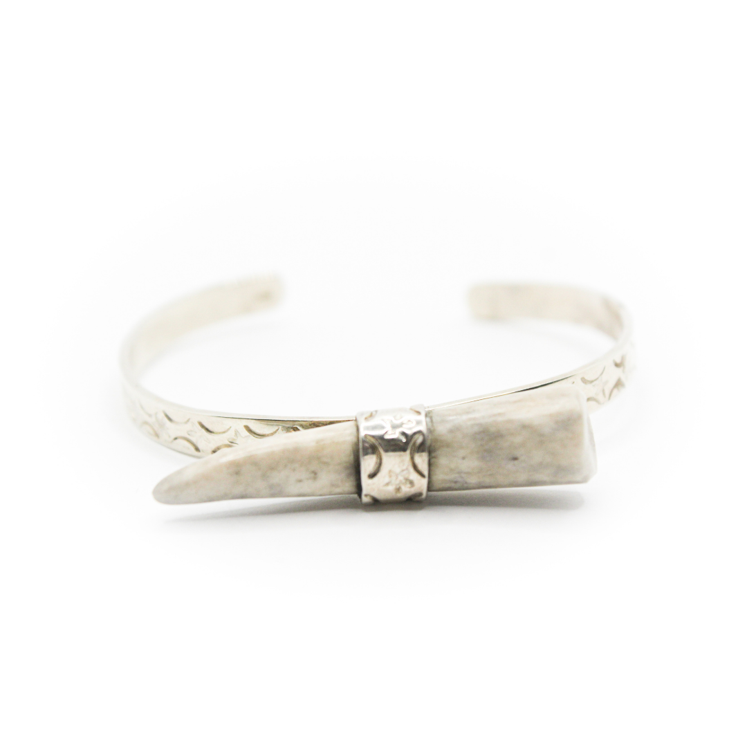 Brazalete Cuerno Plata
