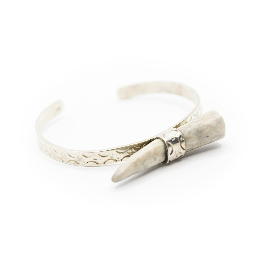 Brazalete Cuerno Plata