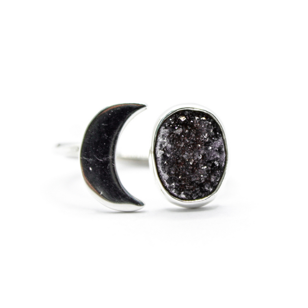 Anillo Luna/Druzy