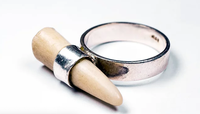 Anillo Cuerno Plata