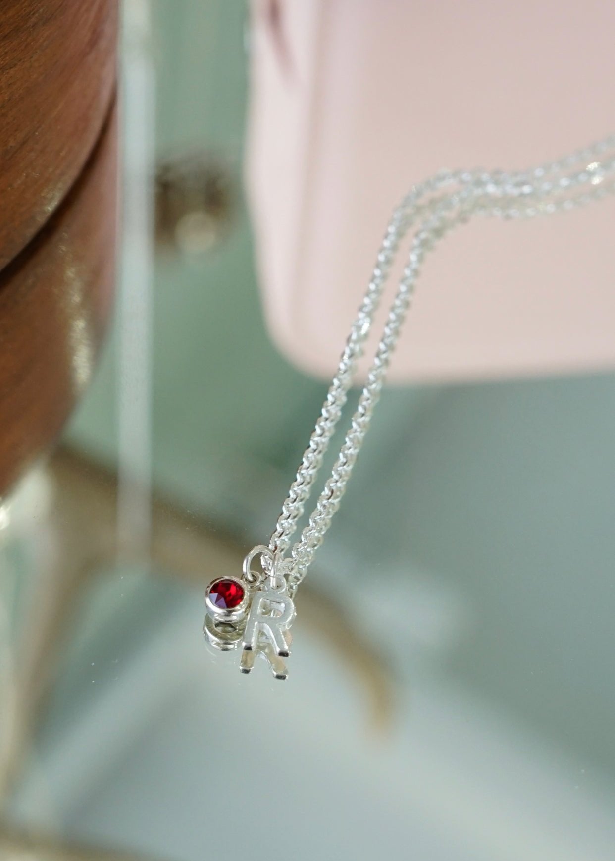 Inicial Sencilla Plata Mini